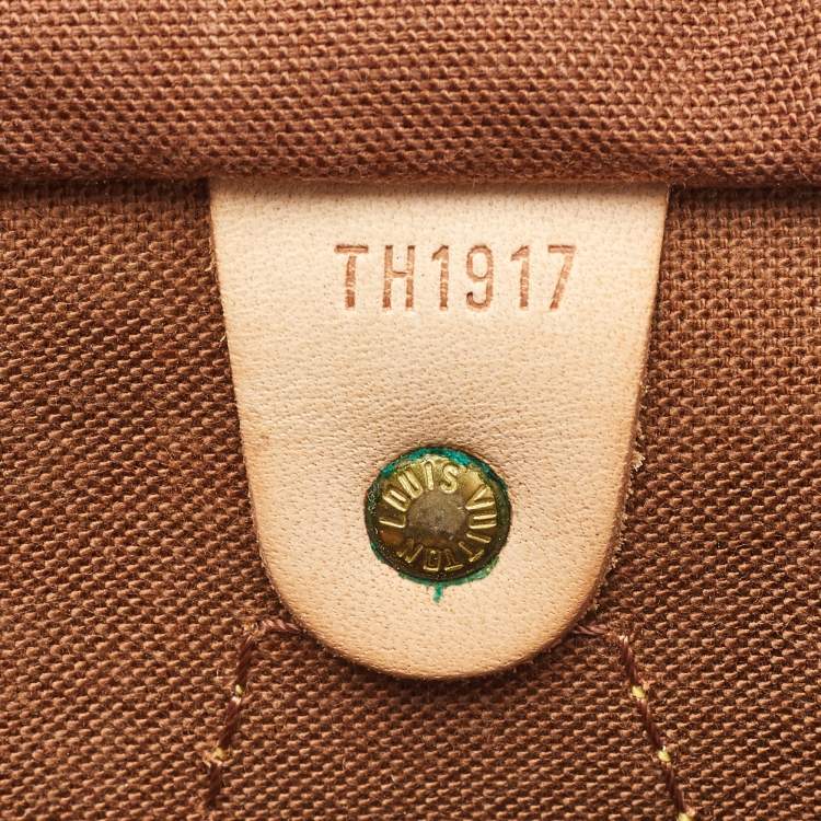 Pre Owned Louis Vuitton Monogram Canvas Speedy 30 Bag
