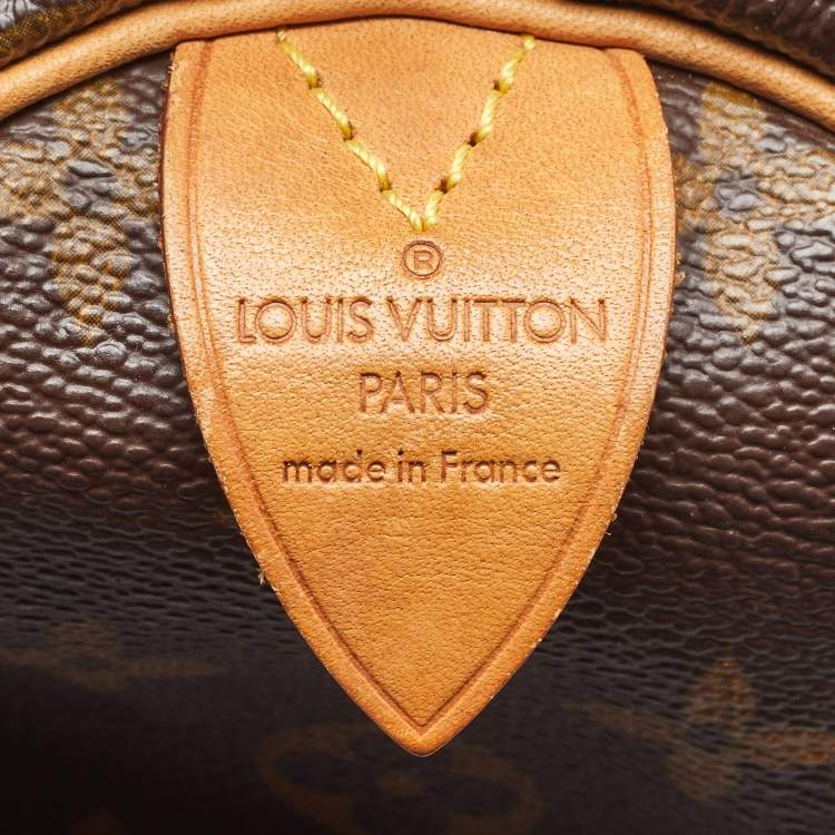Pre Owned Louis Vuitton Monogram Canvas Speedy 30 Bag