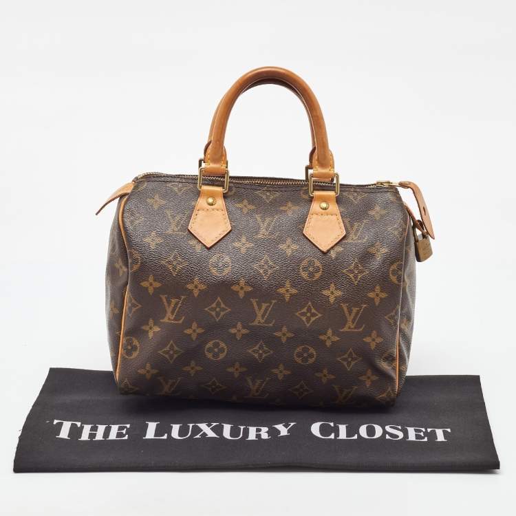 مملوكة مسبقًا Louis Vuitton Monogram Canvas Speedy 25 Bag