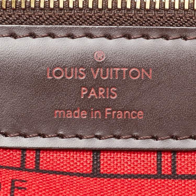 Pre Owned Louis Vuitton Damier Ebene Canvas Neverfull PM Bag