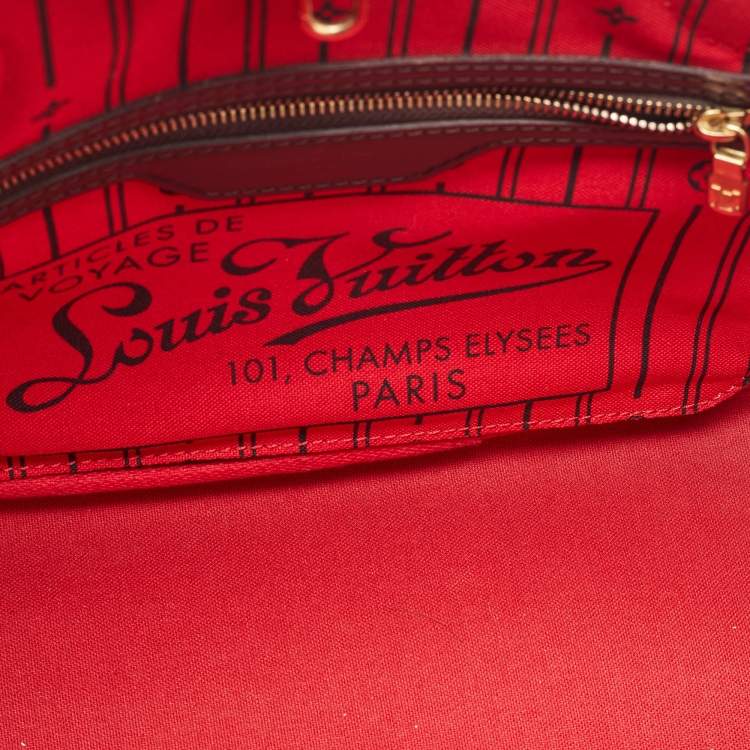 Pre Owned Louis Vuitton Damier Ebene Canvas Neverfull PM Bag