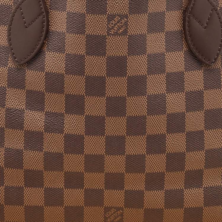 Pre Owned Louis Vuitton Damier Ebene Canvas Neverfull PM Bag