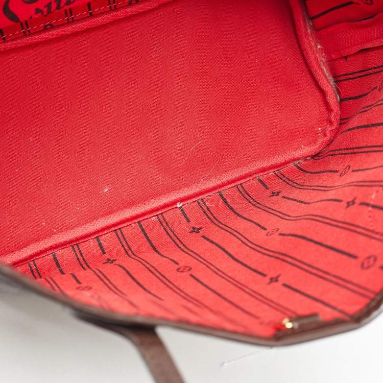 Pre Owned Louis Vuitton Damier Ebene Canvas Neverfull PM Bag