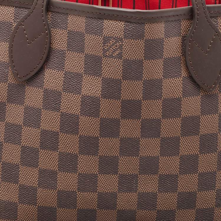 Pre Owned Louis Vuitton Damier Ebene Canvas Neverfull PM Bag