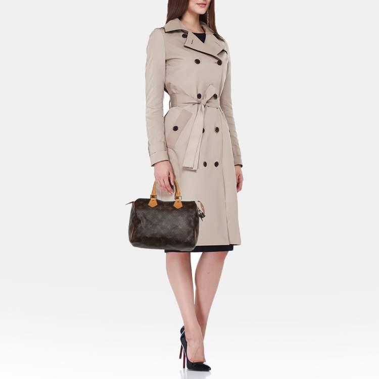 Pre Owned Louis Vuitton Monogram Canvas Speedy 25 Bag