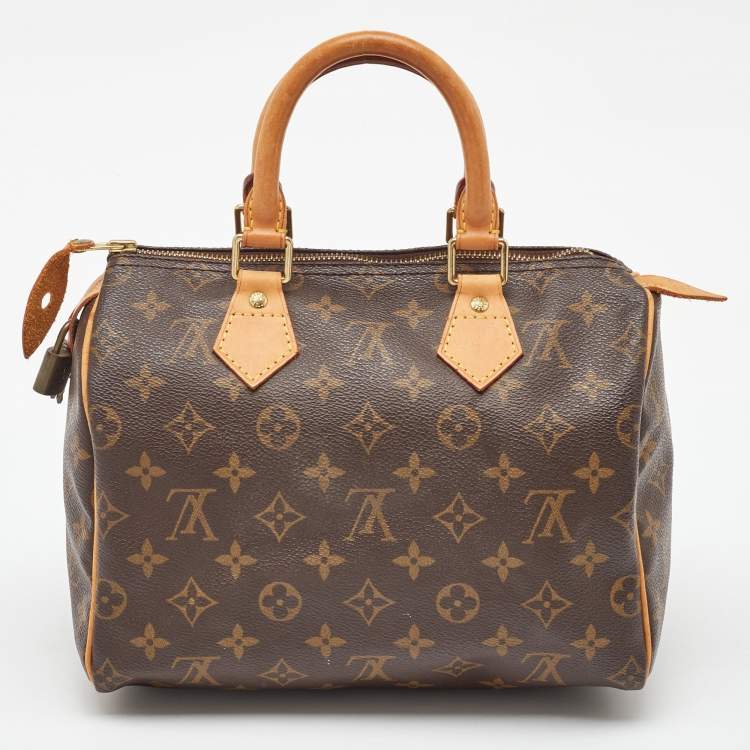 Pre Owned Louis Vuitton Monogram Canvas Speedy 25 Bag