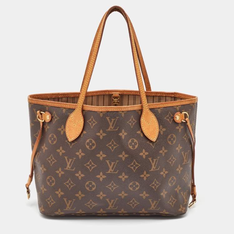 Pre Owned Louis Vuitton Monogram Canvas Neverfull PM Bag
