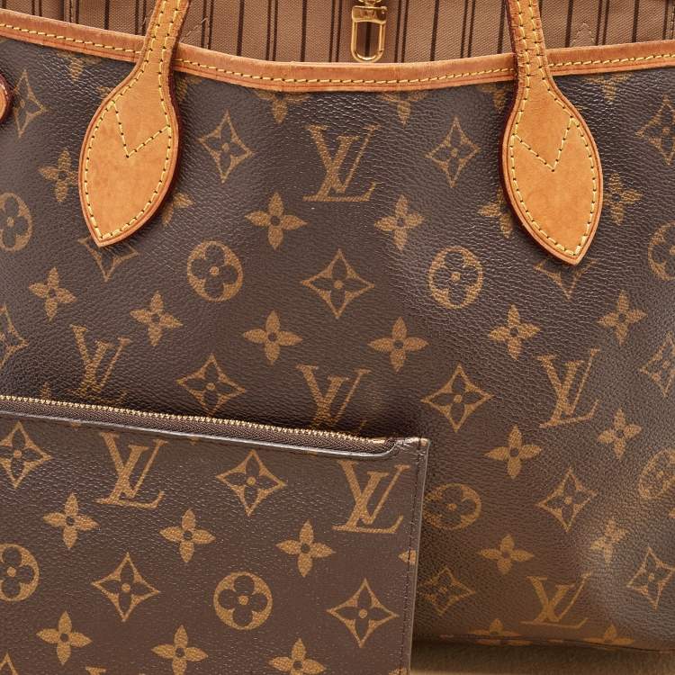 Pre Owned Louis Vuitton Monogram Canvas Neverfull PM Bag