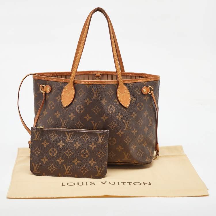 Pre Owned Louis Vuitton Monogram Canvas Neverfull PM Bag