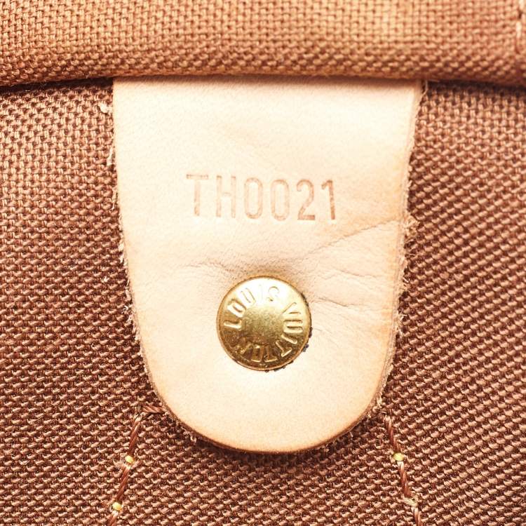 Pre Owned Louis Vuitton Monogram Canvas Speedy 30 Bag