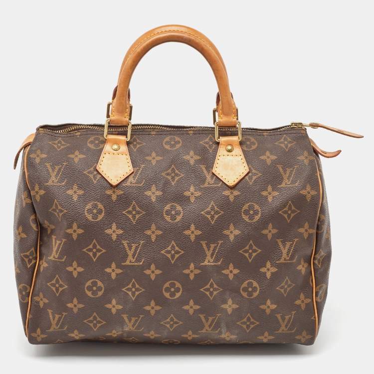 Pre Owned Louis Vuitton Monogram Canvas Speedy 30 Bag