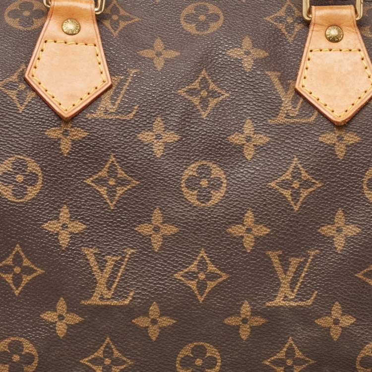 Pre Owned Louis Vuitton Monogram Canvas Speedy 30 Bag