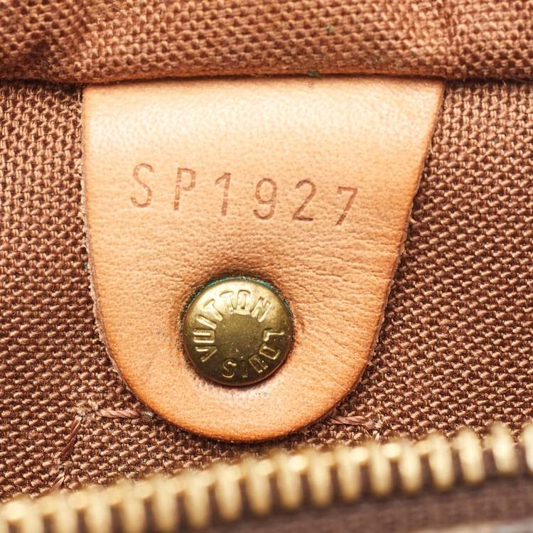 Pre Owned Louis Vuitton Monogram Canvas Speedy 30 Bag