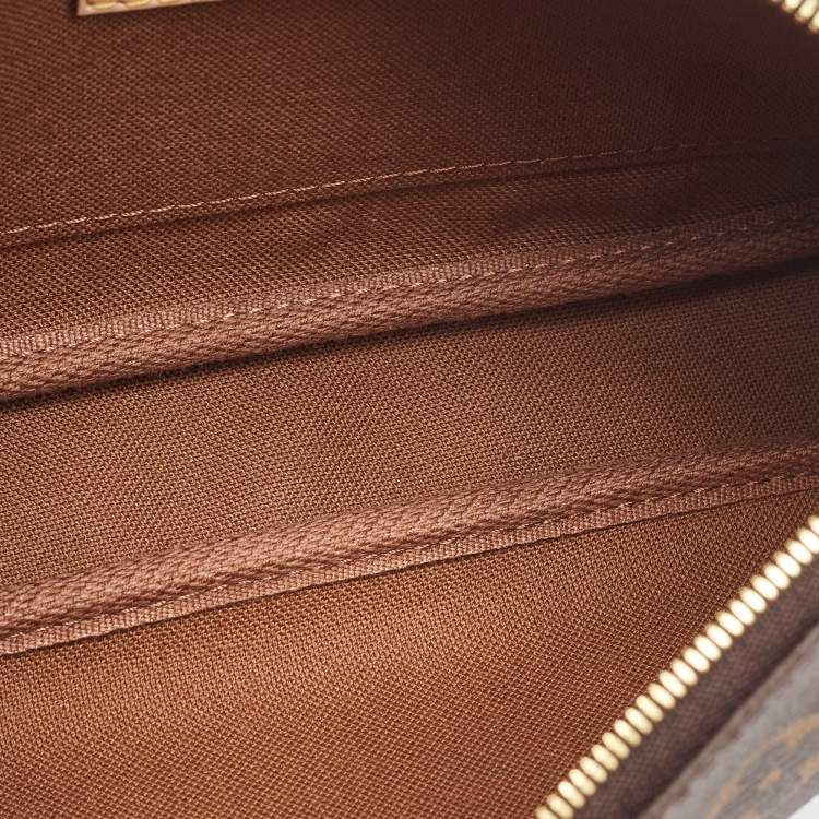 Pre Owned Louis Vuitton Khaki Monogram Canvas Multi Pochette Accessories Bag
