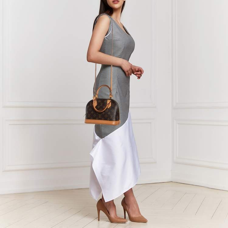Pre Owned Louis Vuitton Monogram Canvas Alma BB Bag