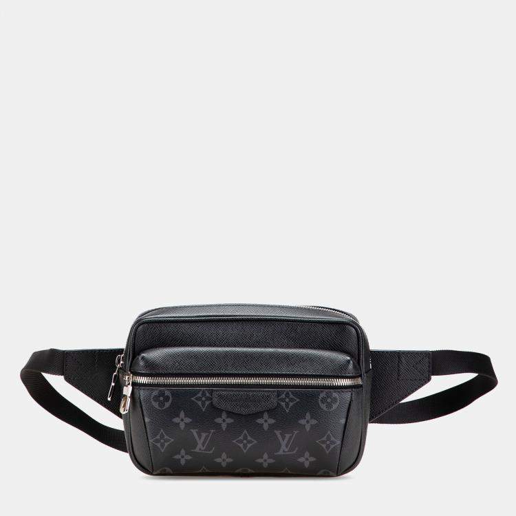Pre Owned Louis Vuitton Black Monogram Eclipse Outdoor Bumbag