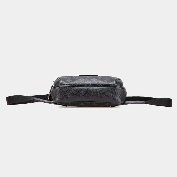 Pre Owned Louis Vuitton Black Monogram Eclipse Outdoor Bumbag