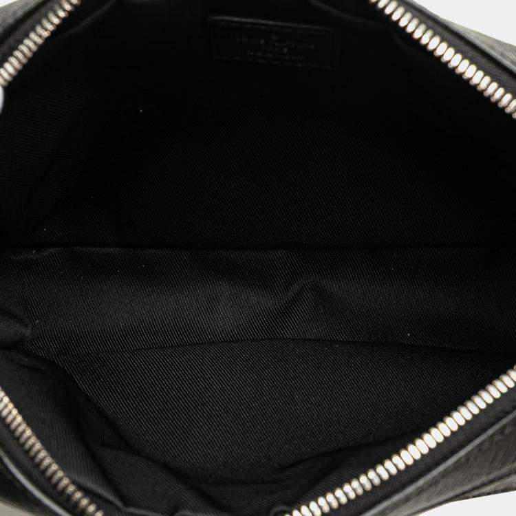 Pre Owned Louis Vuitton Black Monogram Eclipse Outdoor Bumbag