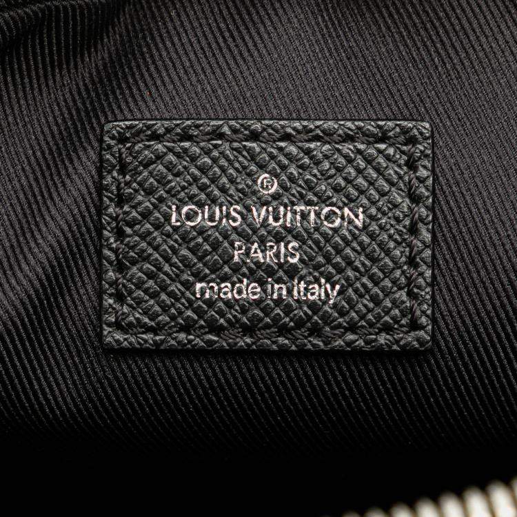 Pre Owned Louis Vuitton Black Monogram Eclipse Outdoor Bumbag