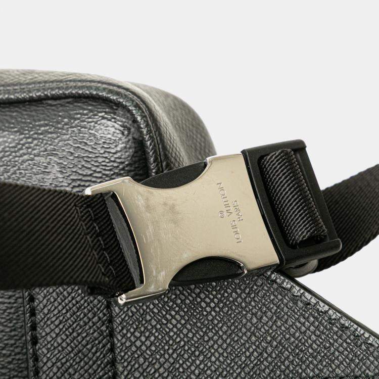 Pre Owned Louis Vuitton Black Monogram Eclipse Outdoor Bumbag