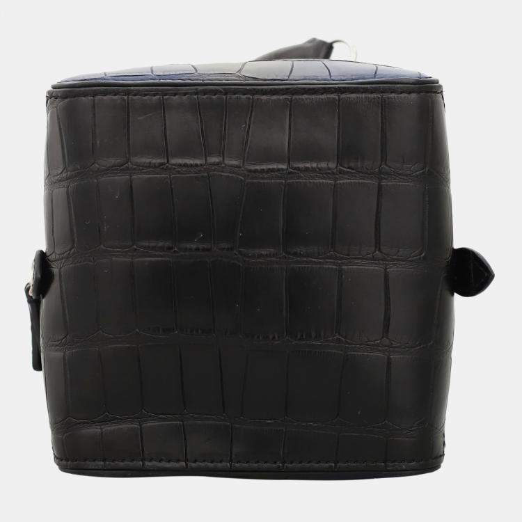 Pre Owned Louis Vuitton Alligator Square Bag
