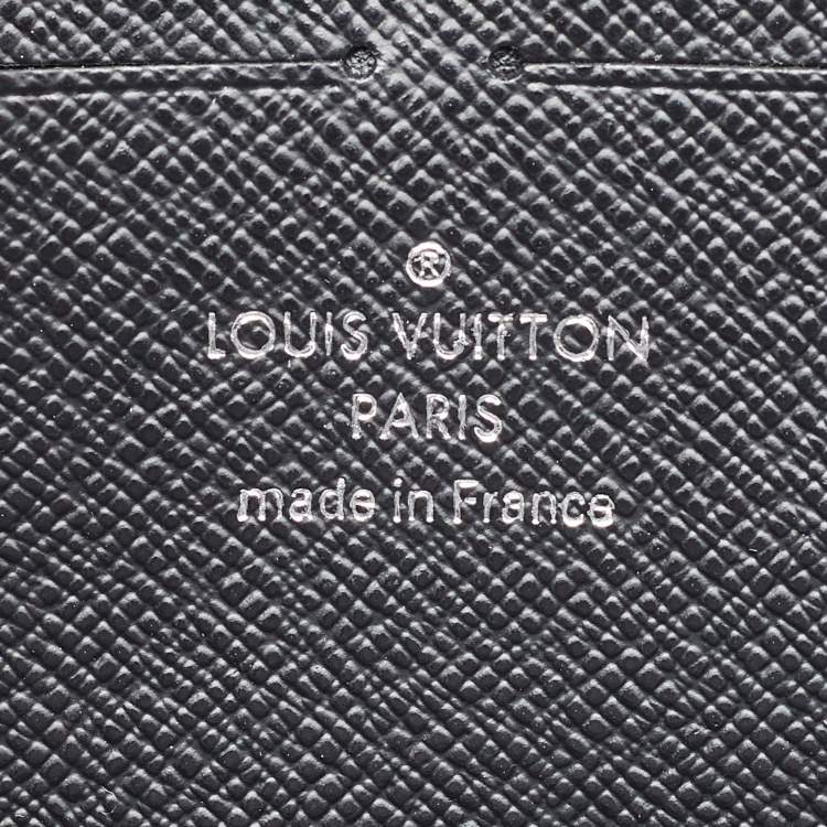 Pre Owned Louis Vuitton Black Epi Leather and Monogram Canvas Studded Twist Wallet on Chain
