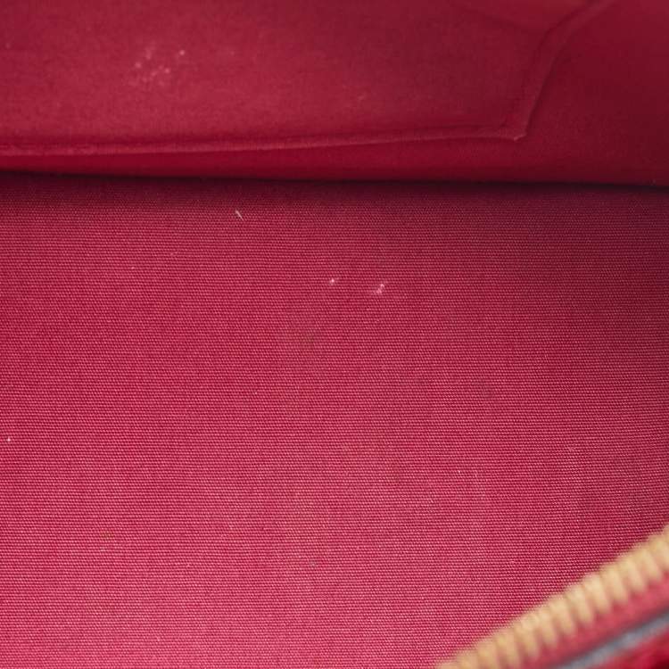 Pre Owned Louis Vuitton Indian Rose Monogram Vernis Alma BB Bag