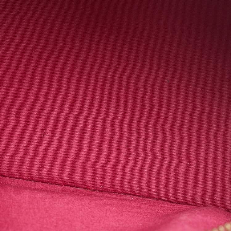 Pre Owned Louis Vuitton Indian Rose Monogram Vernis Alma BB Bag