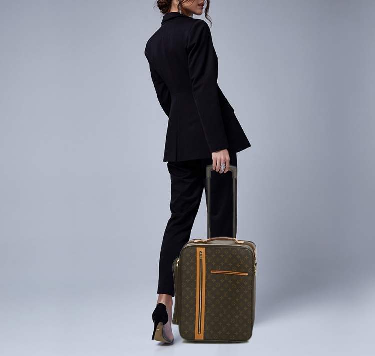 Pre Owned Louis Vuitton Monogram Canvas Bosphore 50 Luggage