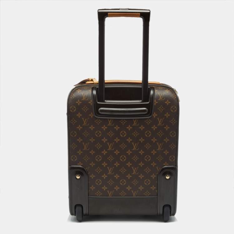 Pre Owned Louis Vuitton Monogram Canvas Pegase 45 Luggage