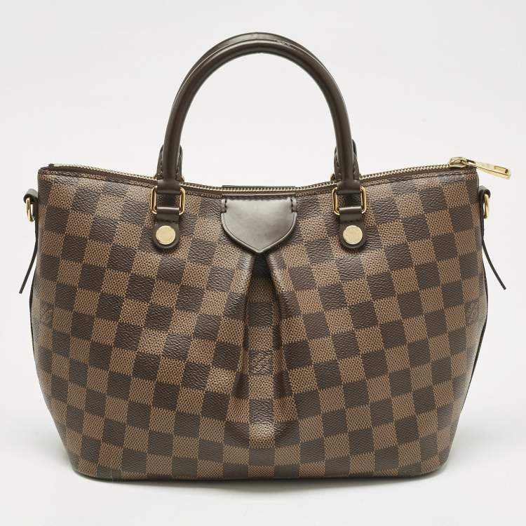 Pre Owned Louis Vuitton Damier Ebene Canvas PM Siena Bag