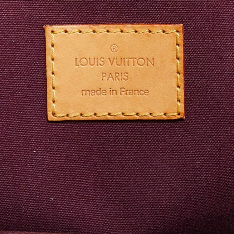 Pre Owned Louis Vuitton Amethyste Monogram Vernis Bellevue GM Bag