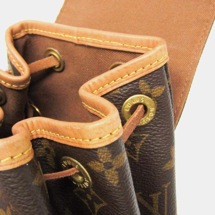 Pre Owned Louis Vuitton Mini Montsouris Monogram Coated Canvas Backpack