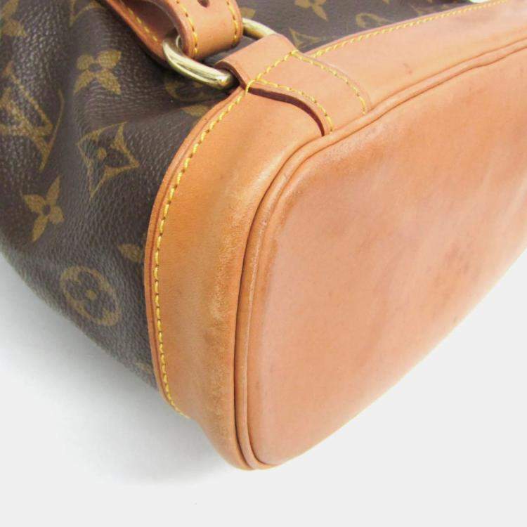 Pre Owned Louis Vuitton Montsouris MM Monogram Coated Canvas Backpack
