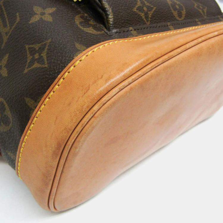 Pre Owned Louis Vuitton Montsouris MM Monogram Coated Canvas Backpack