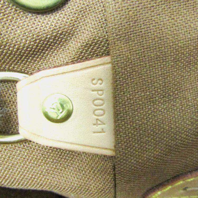 Pre Owned Louis Vuitton Montsouris MM Monogram Coated Canvas Backpack