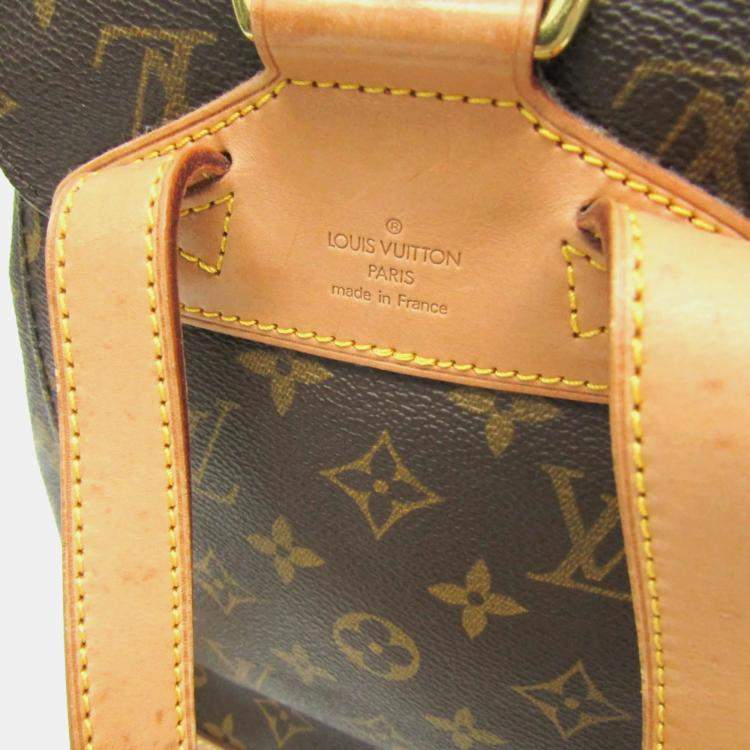 Pre Owned Louis Vuitton Montsouris MM Monogram Coated Canvas Backpack