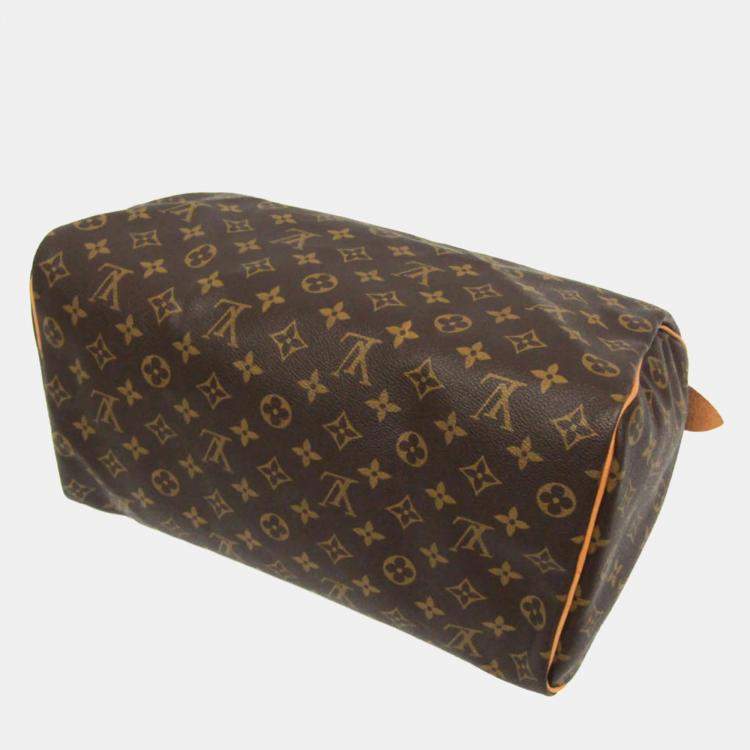 Pre Owned Louis Vuitton Speedy 35 Monogram Coated Canvas Shoulder Bag