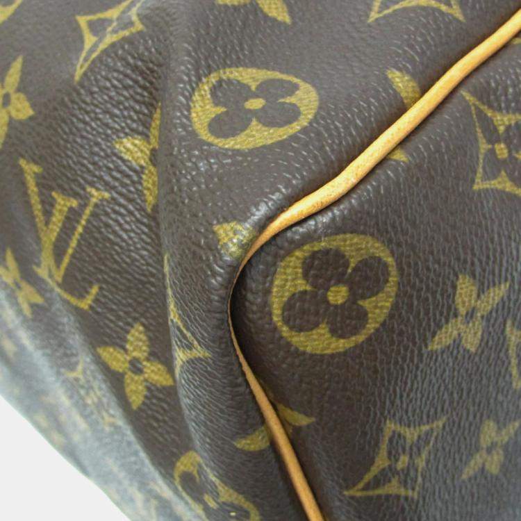 Pre Owned Louis Vuitton Speedy 35 Monogram Coated Canvas Shoulder Bag