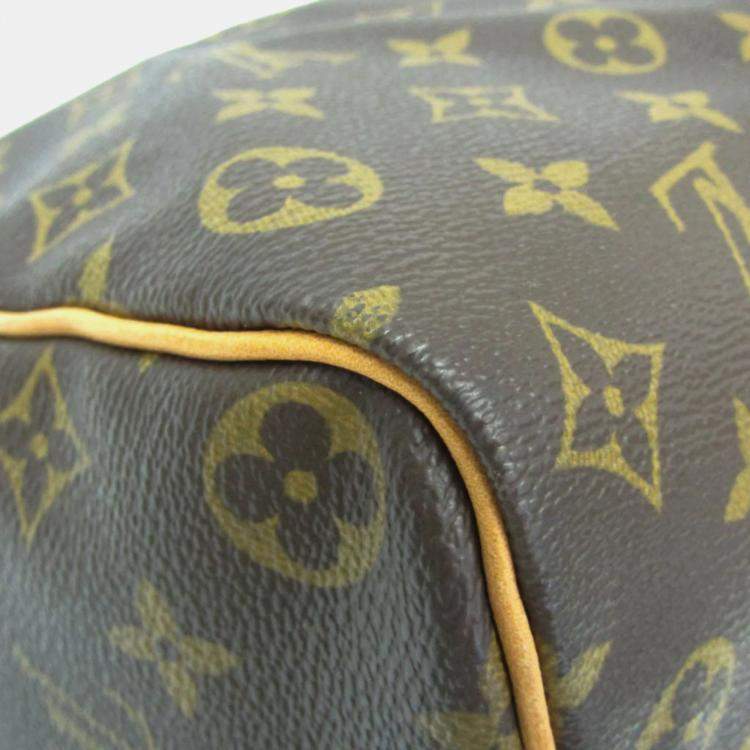 Pre Owned Louis Vuitton Speedy 35 Monogram Coated Canvas Shoulder Bag