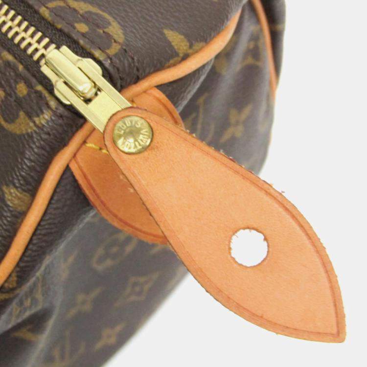 Pre Owned Louis Vuitton Speedy 35 Monogram Coated Canvas Shoulder Bag