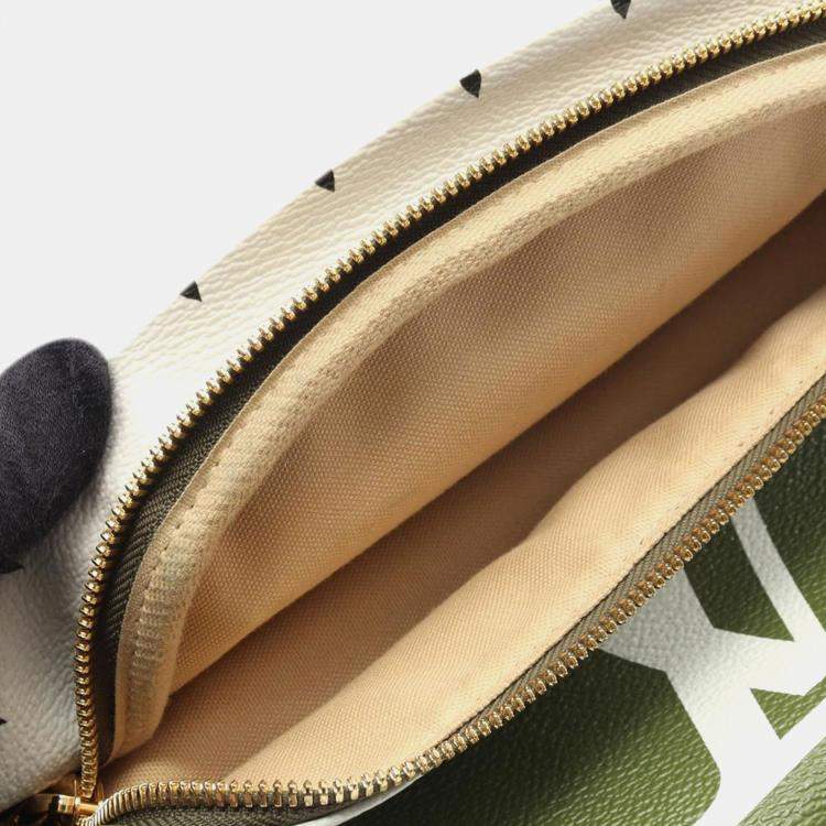 Pre Owned Louis Vuitton Green Monogram Giant Bumbag