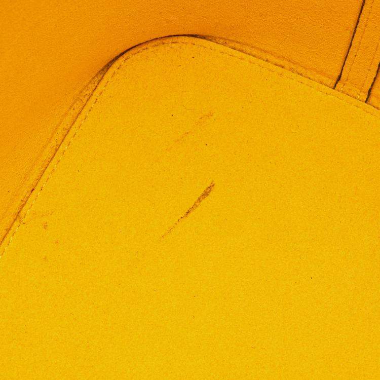 Pre Owned Louis Vuitton Yellow Epi Neverfull MM