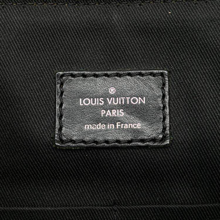 Pre Owned Louis Vuitton Brown Monogram Macassar Christopher Messenger