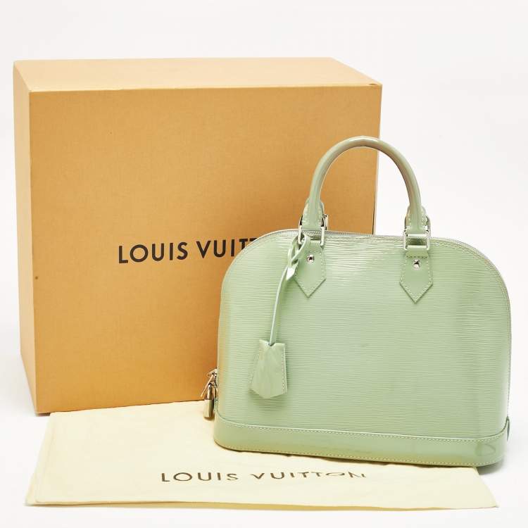 Pre Owned Louis Vuitton Amande Electric Epi Leather Alma PM Bag