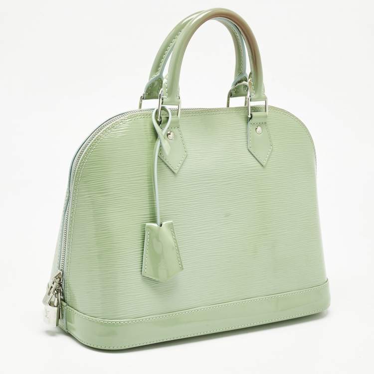 Pre Owned Louis Vuitton Amande Electric Epi Leather Alma PM Bag