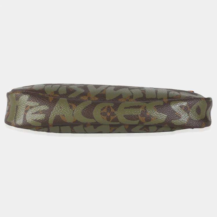 Pre Owned Louis Vuitton x Stephen Sprouse Monogram Canvas Graffiti Pochette Accessories