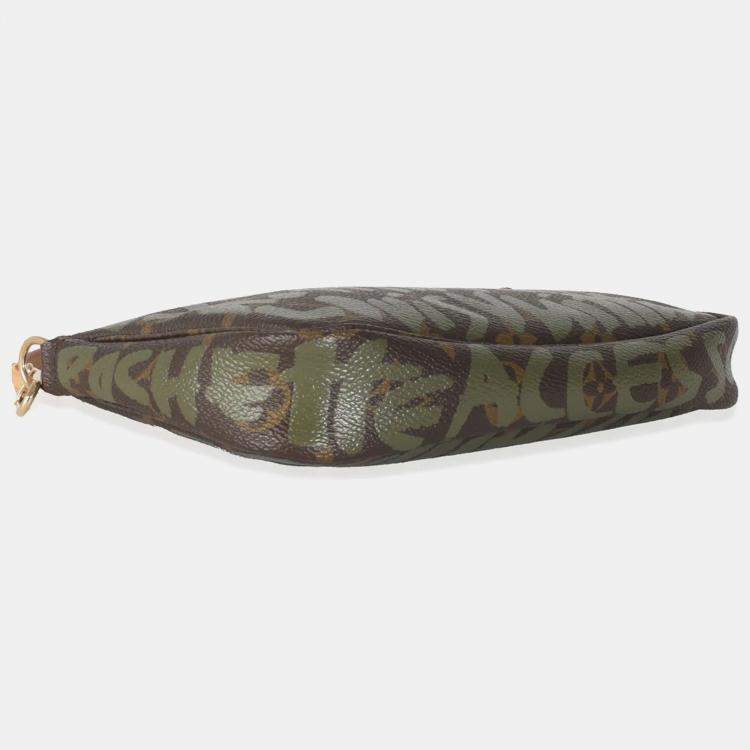Pre Owned Louis Vuitton x Stephen Sprouse Monogram Canvas Graffiti Pochette Accessories