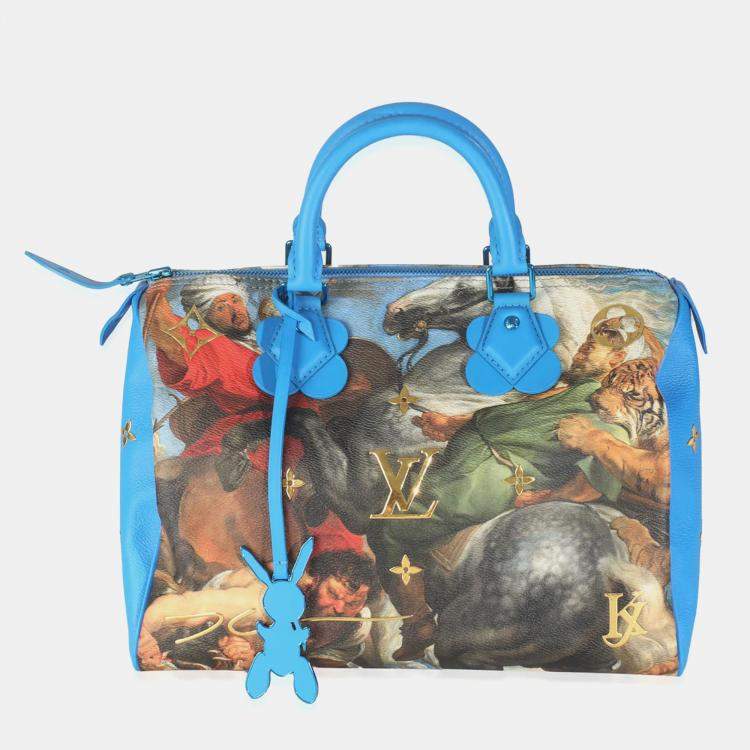 Pre Owned Louis Vuitton x Jeff Koons Multicolor Canvas Master's Collection Rubens Speedy 3