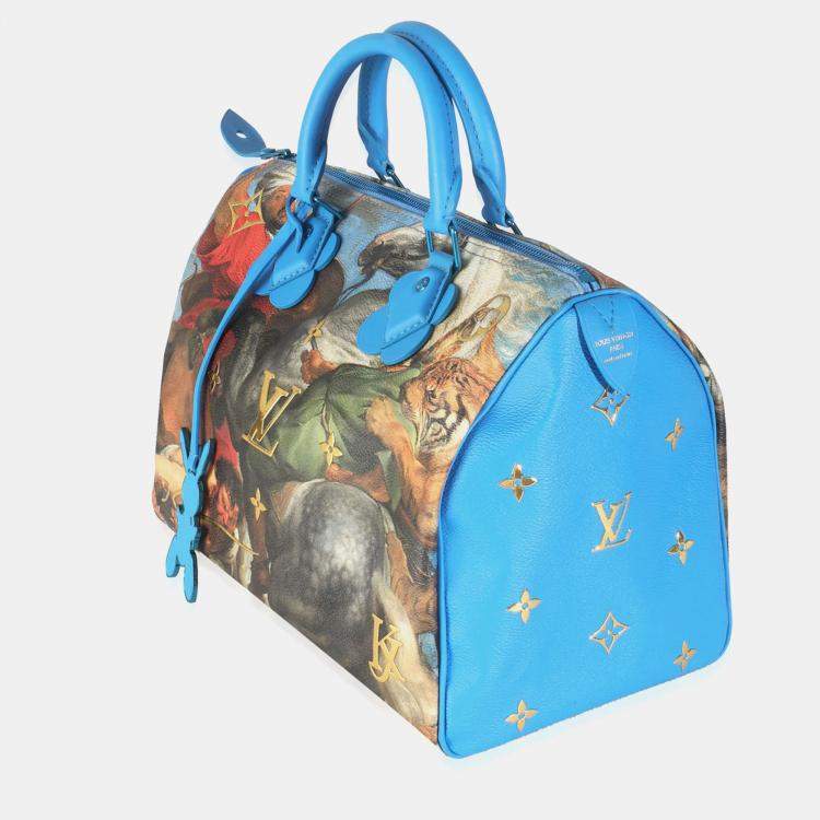 Pre Owned Louis Vuitton x Jeff Koons Multicolor Canvas Master's Collection Rubens Speedy 3